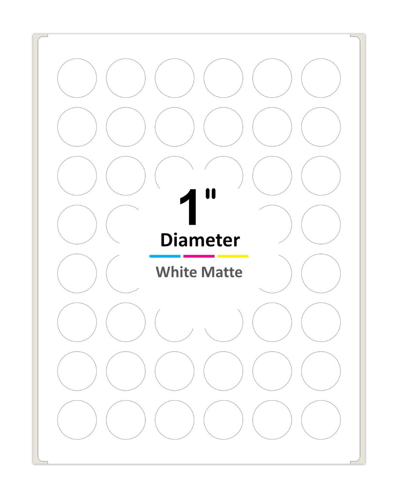 1 Round Labels 1'' Diameter round labels – PACKZON